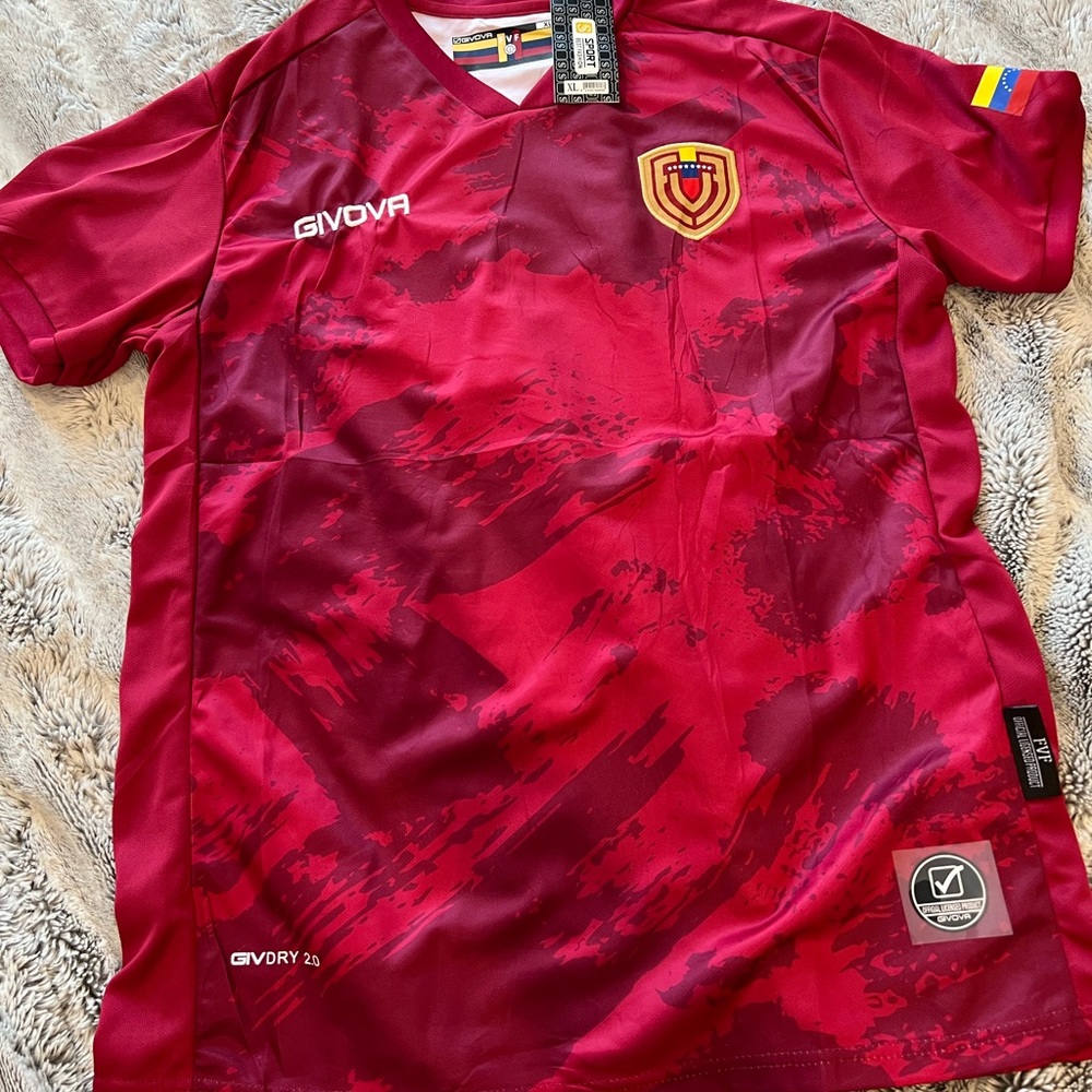 Red Givova Soccer Jersey